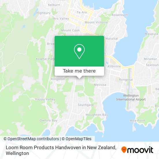 Loom Room Products Handwoven in New Zealand map