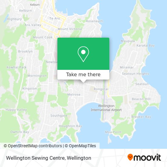 Wellington Sewing Centre map