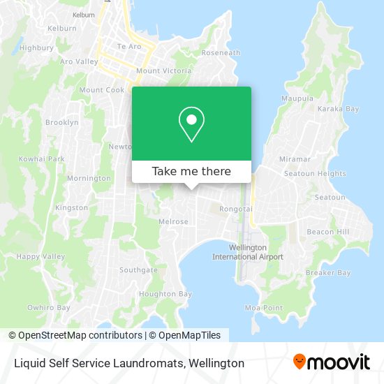 Liquid Self Service Laundromats map