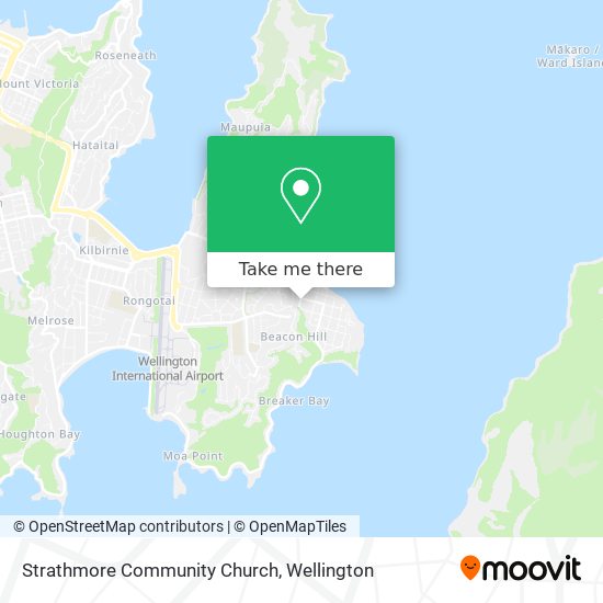Strathmore Community Church map