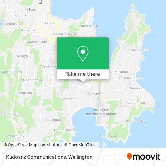 Kudosnz Communications map