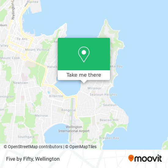 Five by Fifty map