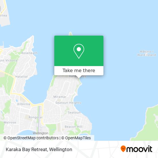 Karaka Bay Retreat map