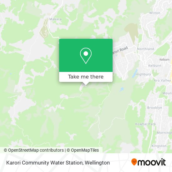 Karori Community Water Station map