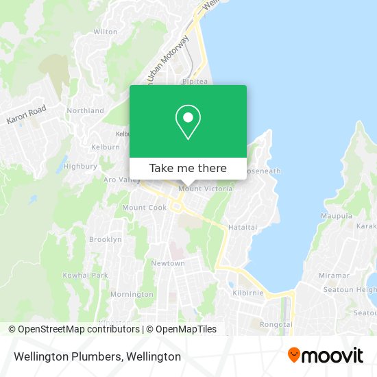 Wellington Plumbers map
