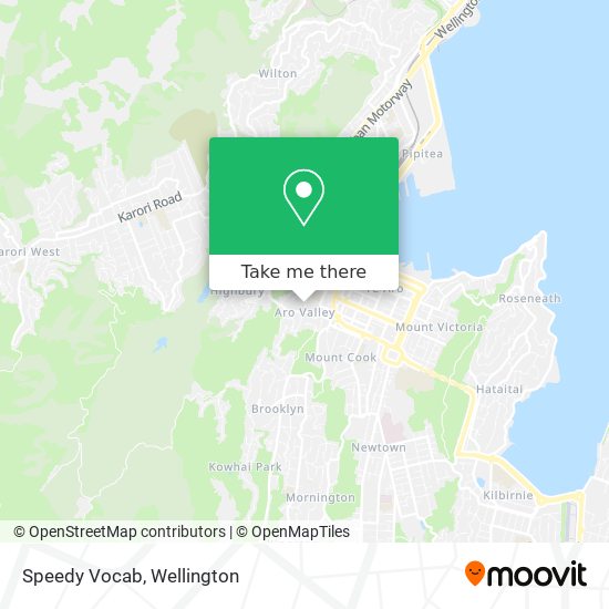 Speedy Vocab map