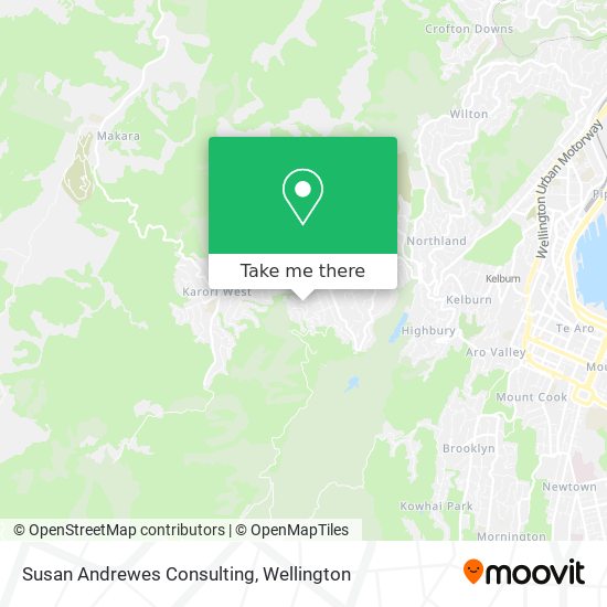 Susan Andrewes Consulting map