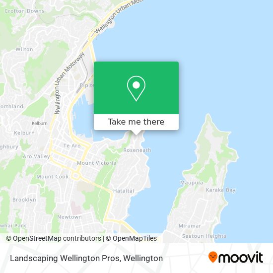 Landscaping Wellington Pros map