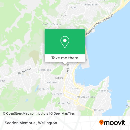 How to get to Seddon Memorial in ThorndonTinakori Road by Bus or Train?