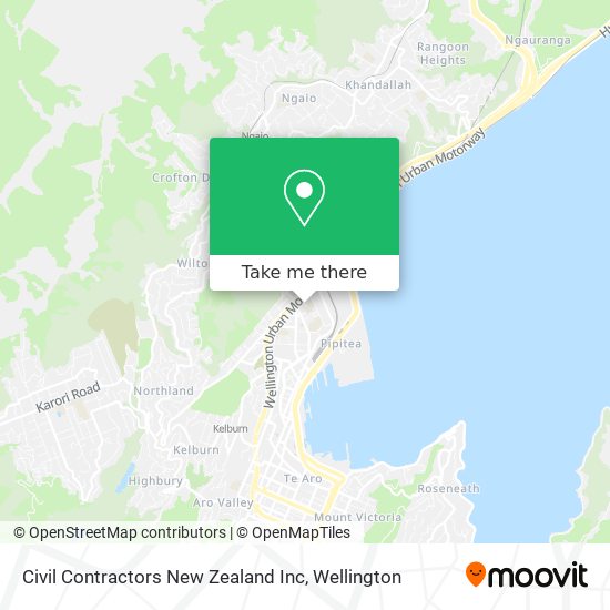 Civil Contractors New Zealand Inc map