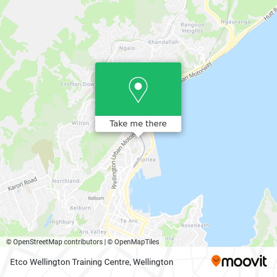 Etco Wellington Training Centre map