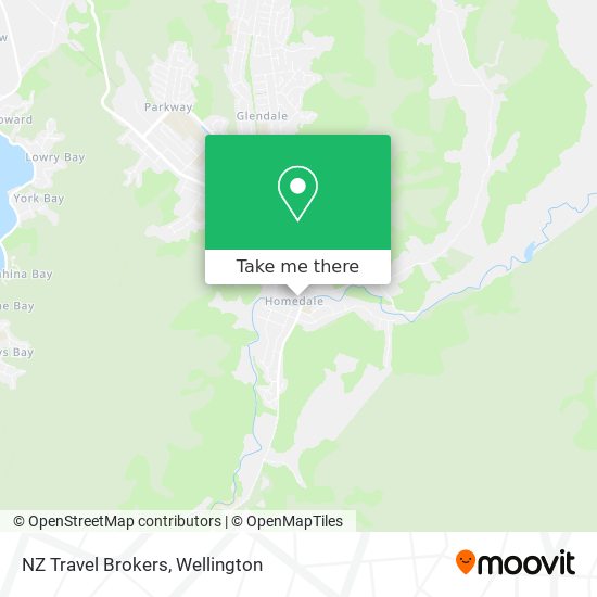 NZ Travel Brokers map