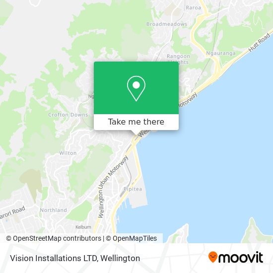 Vision Installations LTD map