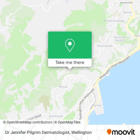 Dr Jennifer Pilgrim Dermatologist map