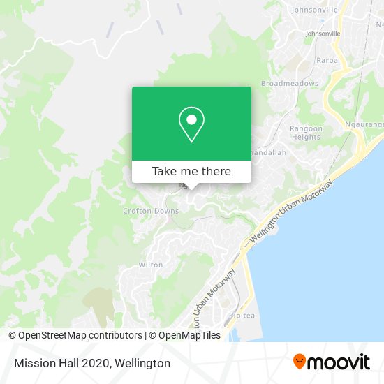 Mission Hall 2020 map