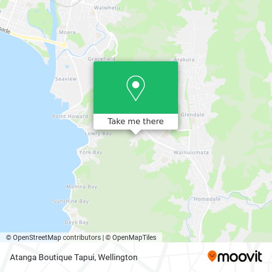 Atanga Boutique Tapui map