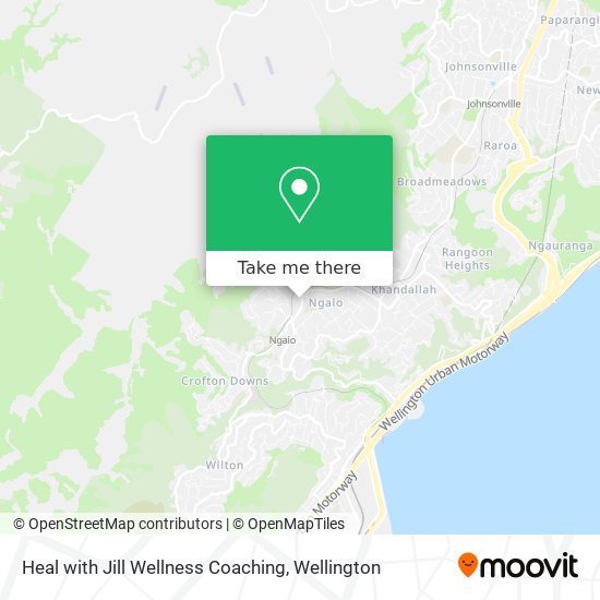 Heal with Jill Wellness Coaching map