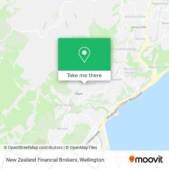 New Zealand Financial Brokers map