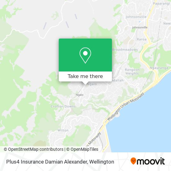 Plus4 Insurance Damian Alexander map