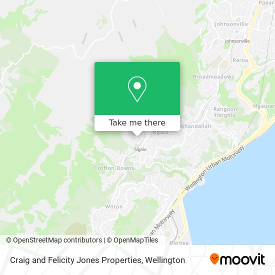 Craig and Felicity Jones Properties map