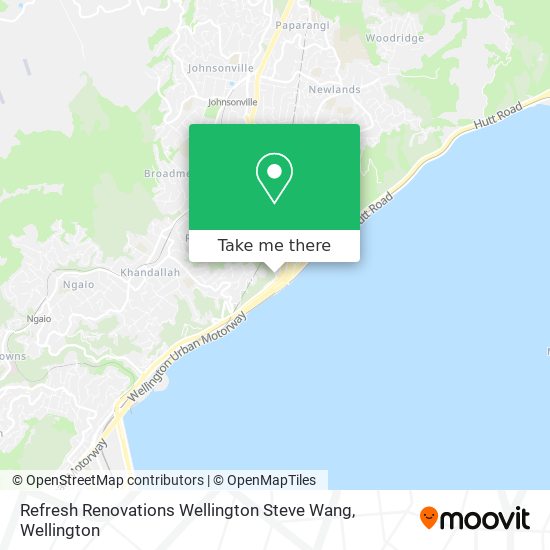 Refresh Renovations Wellington Steve Wang map