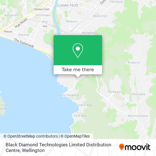 Black Diamond Technologies Limited Distribution Centre map