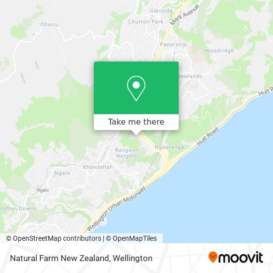 Natural Farm New Zealand map