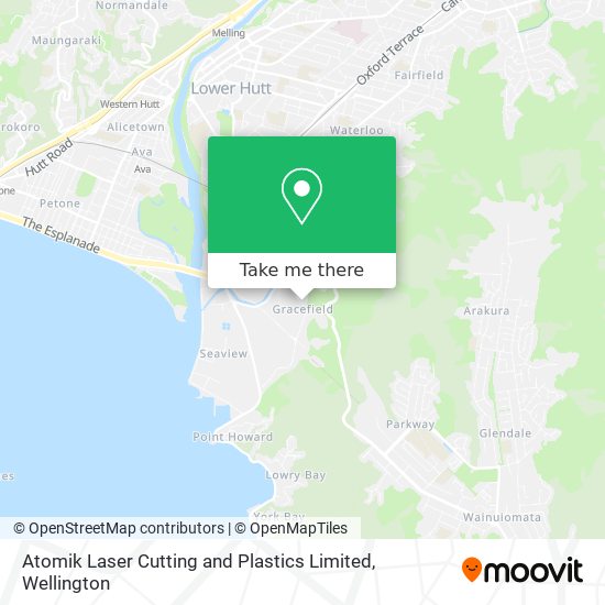 Atomik Laser Cutting and Plastics Limited map