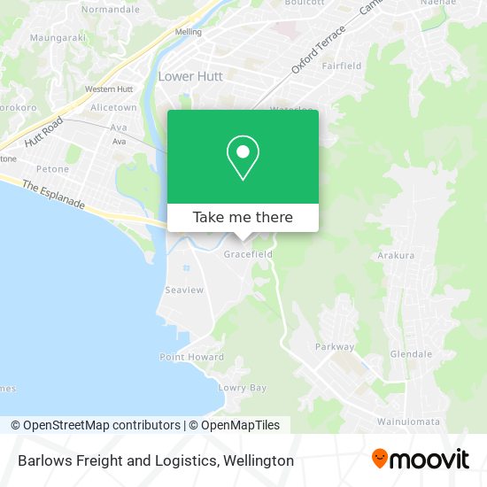 Barlows Freight and Logistics map
