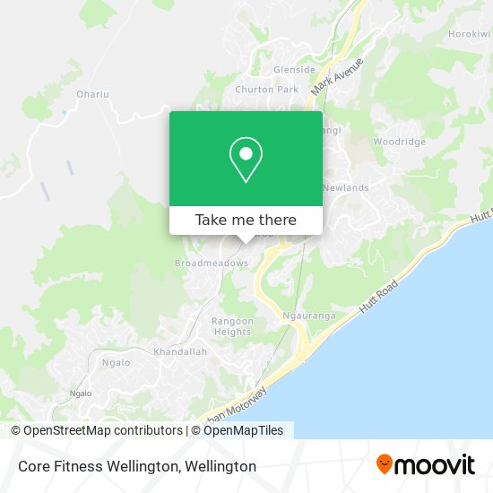 Core Fitness Wellington地图