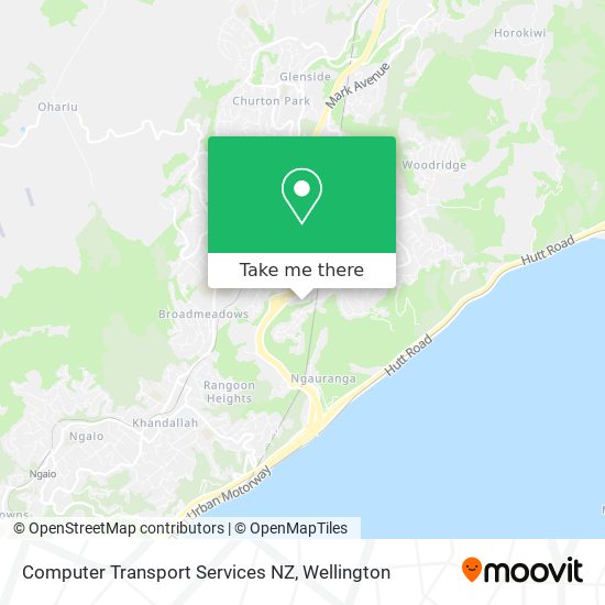 Computer Transport Services NZ map