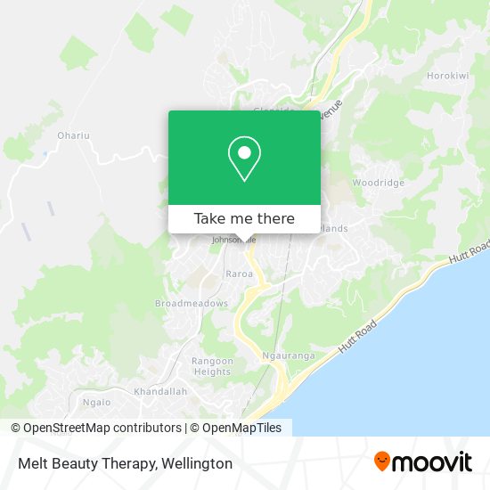 Melt Beauty Therapy map