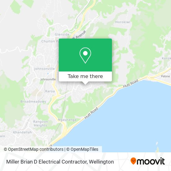 Miller Brian D Electrical Contractor map