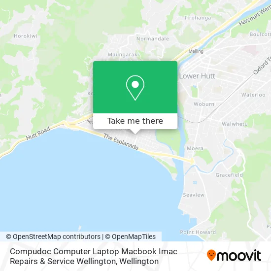 Compudoc Computer Laptop Macbook Imac Repairs & Service Wellington map