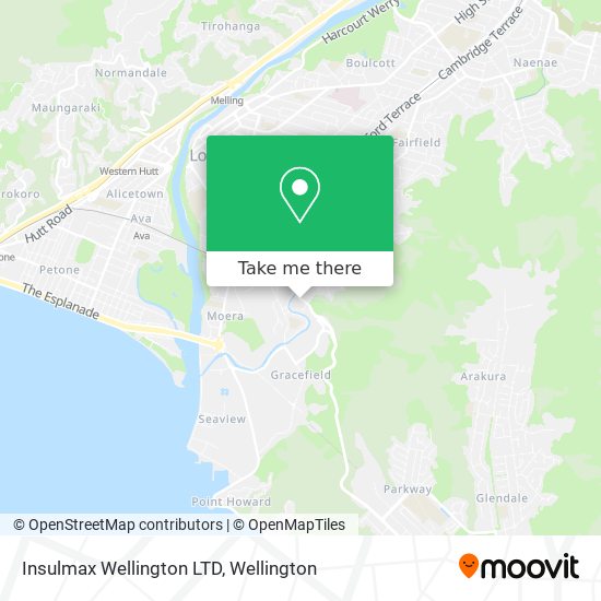 Insulmax Wellington LTD map