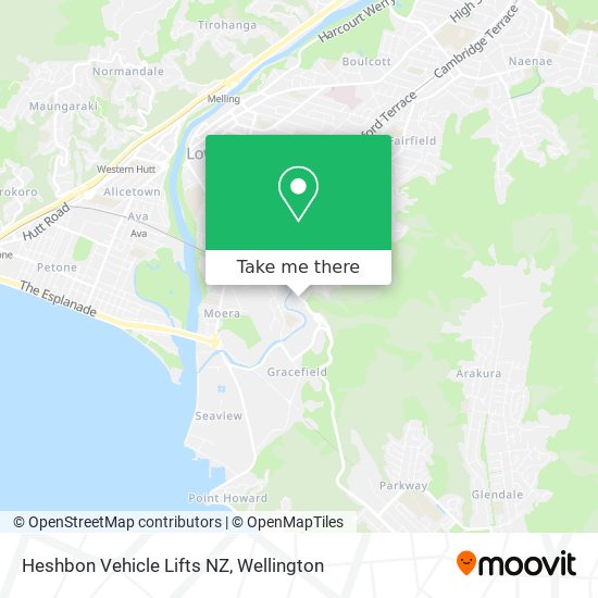 Heshbon Vehicle Lifts NZ map