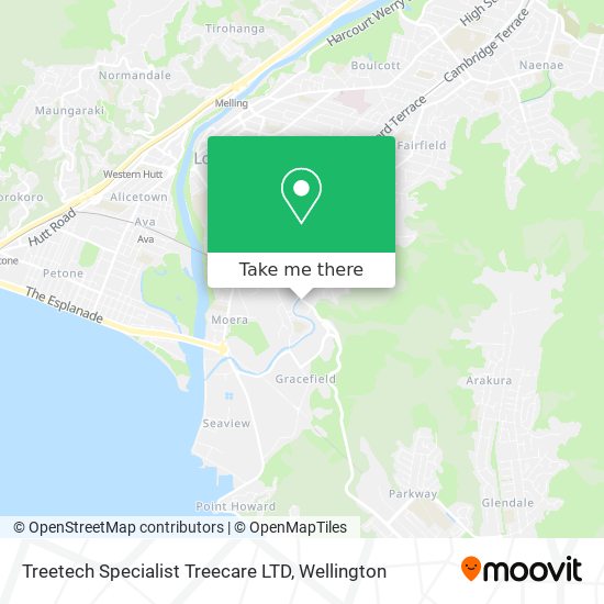 Treetech Specialist Treecare LTD map