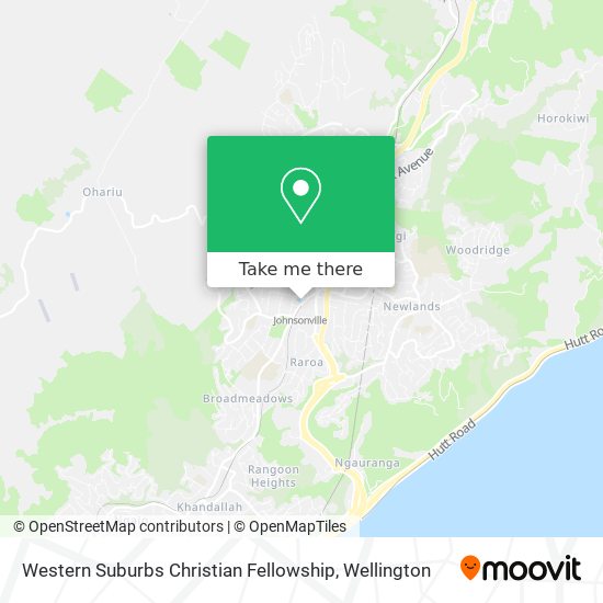 Western Suburbs Christian Fellowship map