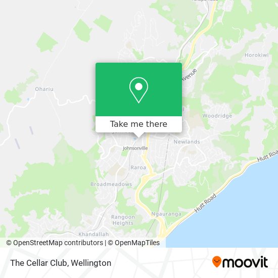 The Cellar Club map