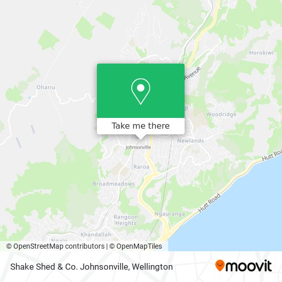 Shake Shed & Co. Johnsonville map