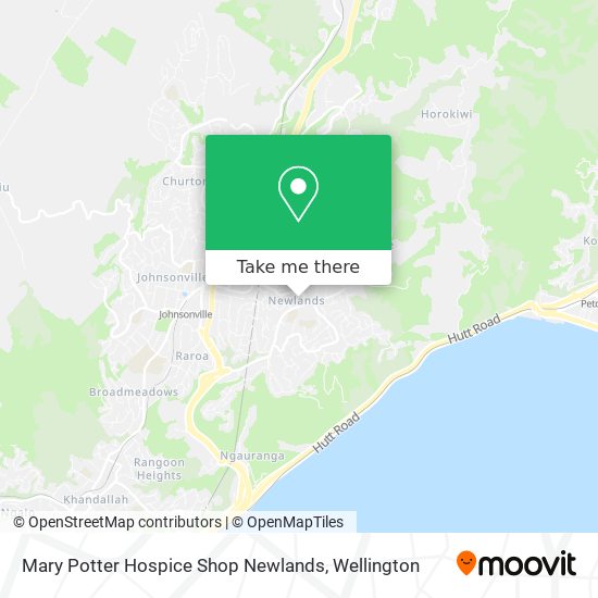 Mary Potter Hospice Shop Newlands地图