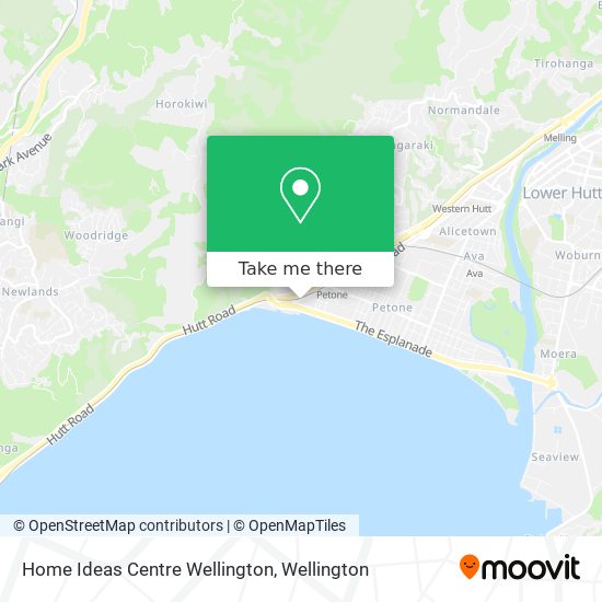 Home Ideas Centre Wellington map