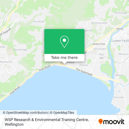 WSP Research & Environmental Training Centre map