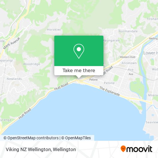 Viking NZ Wellington map