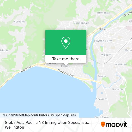 Gibbs Asia Pacific NZ Immigration Specialists map