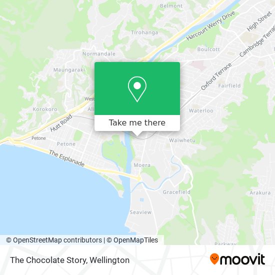 The Chocolate Story map
