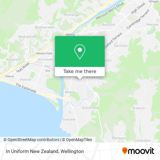 In Uniform New Zealand地图
