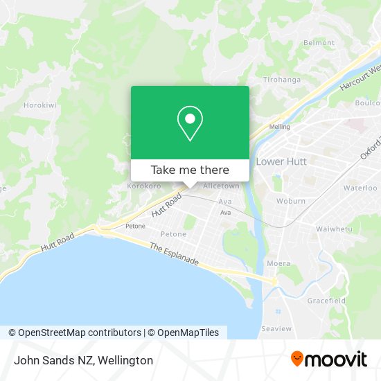 John Sands NZ地图