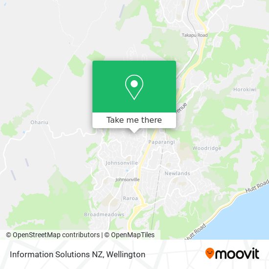 Information Solutions NZ map