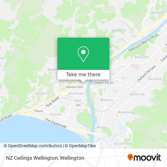 NZ Ceilings Wellington map